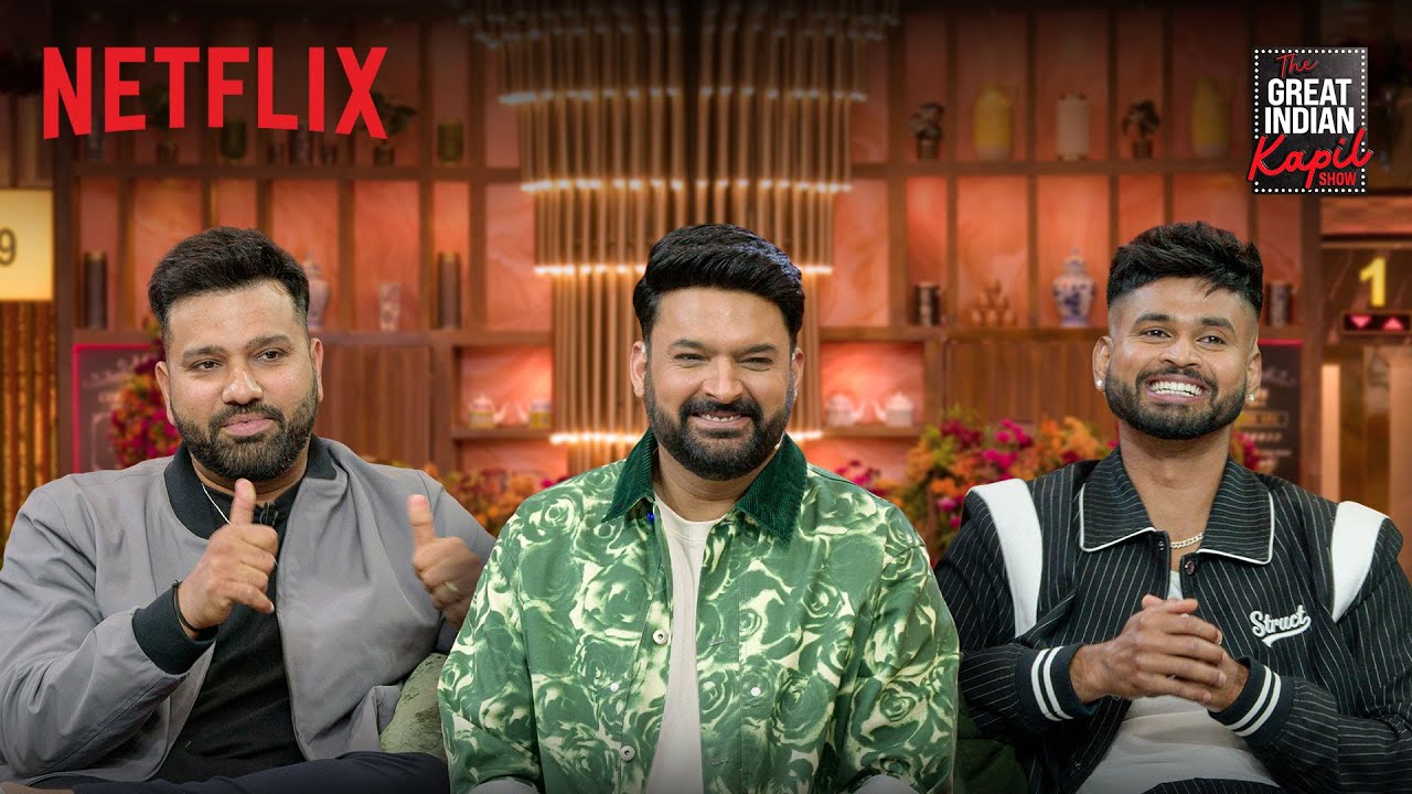 When Cricket Meets Comedy | Rohit Sharma, Shreyas Iyer | The Great Indian Kapil Show | Netflix