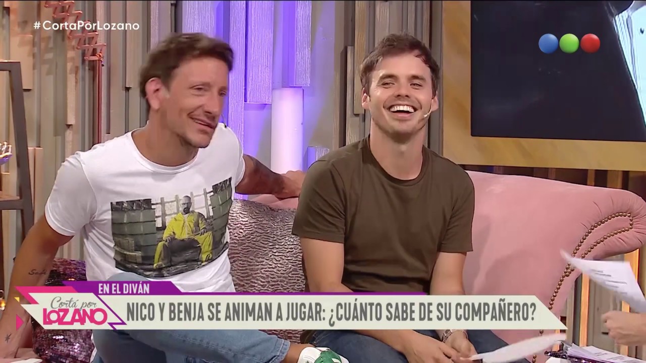 Nico Vázquez y Benjamín Rojas en el diván de Vero - Cortá por Lozano 2019