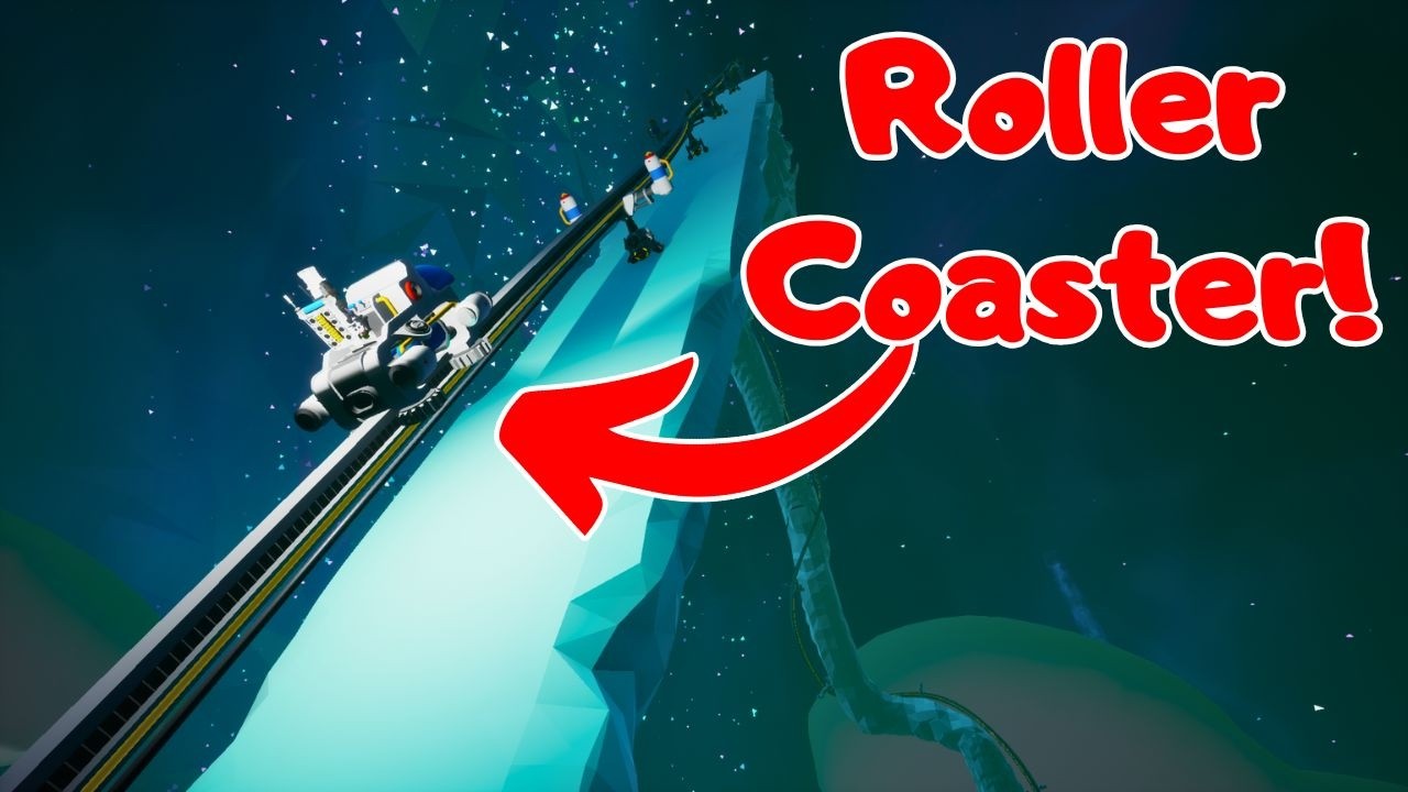 Я построил САМЫЕ БОЛЬШИЕ американские горки в Astroneer!