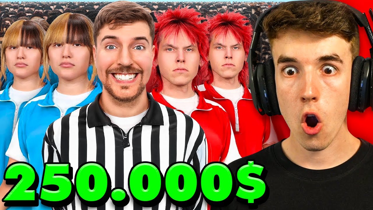 100 GEMELOS IDENTICOS PELEAN POR 250.000$ | REACCION a MRBEAST