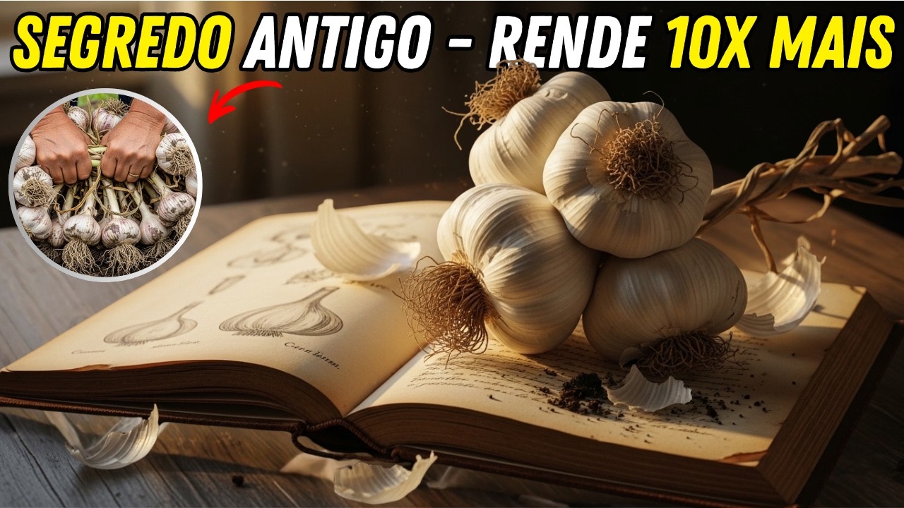 O Segredo do Alho Que os Antigos Usavam — Rende 10 Vezes Mais