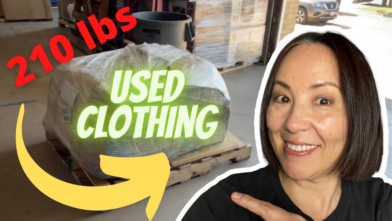 We Buy Used Clothing by the Pound- 210 lbs Pallet! And Update on What Sold Out of 1st Order in June