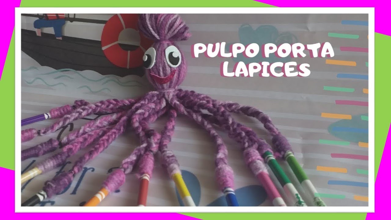 PULPO PORTA COLORES