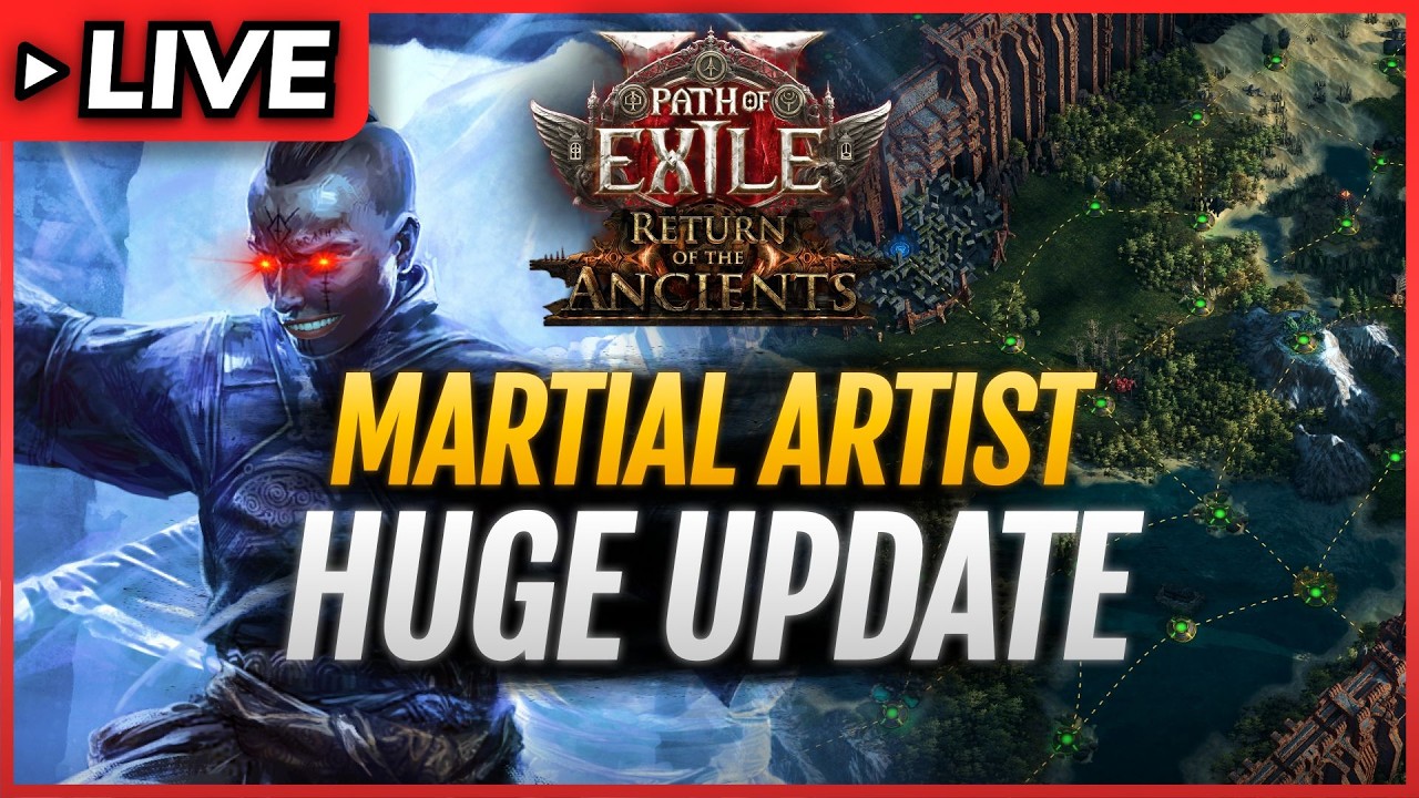 POE 2 0.5🔴HUGE Update (Patch Notes!) - MARTIAL ARTIST MONK with Whirling Assault🔴Path of Exile 2