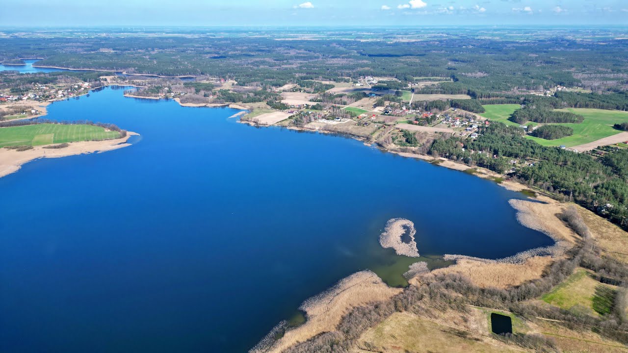 Jezioro Kałębie, Osiek, Wycinki w 4k.