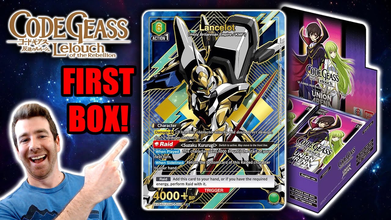 Code Geass Union Arena Booster Box Opening
