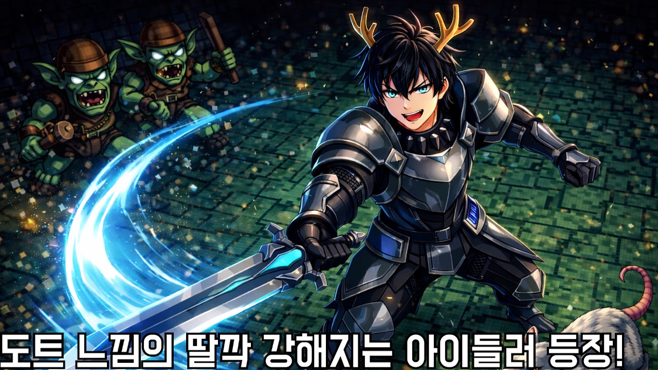 도트 느낌의 딸깍 강해지는 아이들러 등장! (IncreKnight)