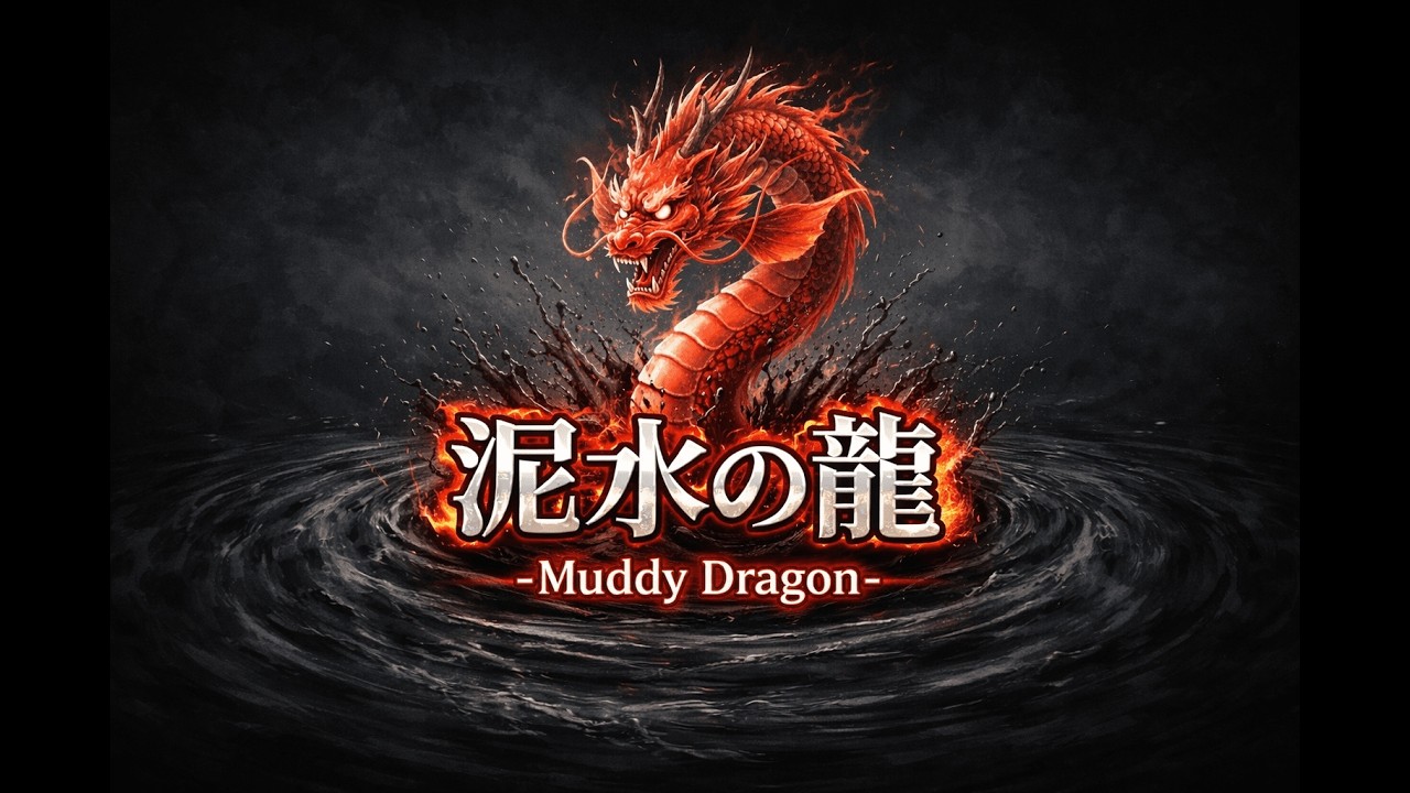 【泥臭い美学】泥水の龍 - Muddy Dragon -(Official Music) ／ 「泥の底から、空を睨め。」【和風ロック/和風Trap/ 和楽器】