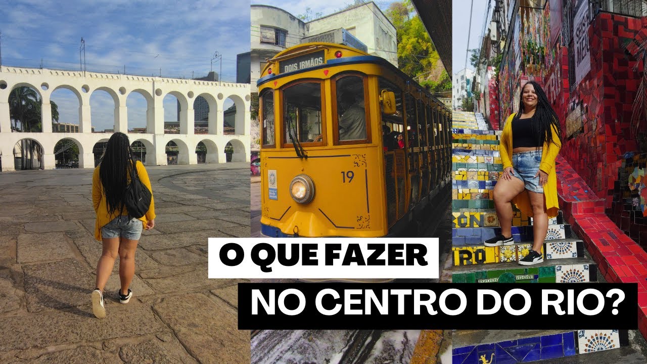 CENTRO DO RIO - Conheça O BONDE DE SANTA TERESA + Arcos da Lapa e Escadaria Selarón
