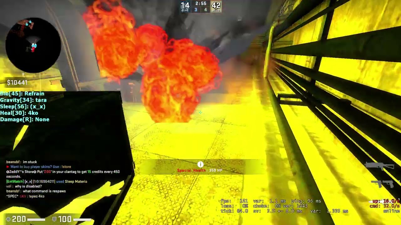 CS:GO ZE ze_ffvii_snow_cosmo_v5_5f  Ultimate Mode Solo Win