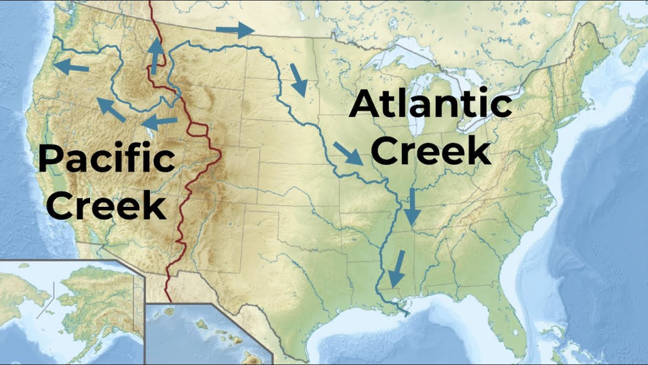 The Creek that Flows to Two Different Oceans...