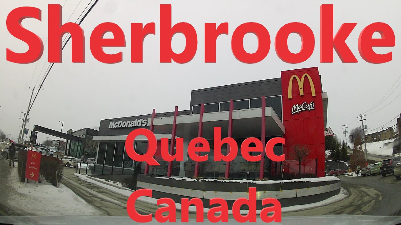 DashCam- City of Sherbrooke Quebec Canada Winter January 2026