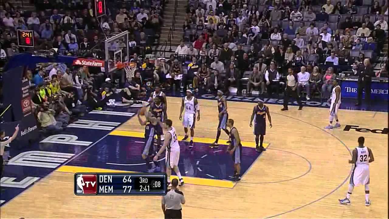 Marc Gasol vs Nuggets (17-2-2012)