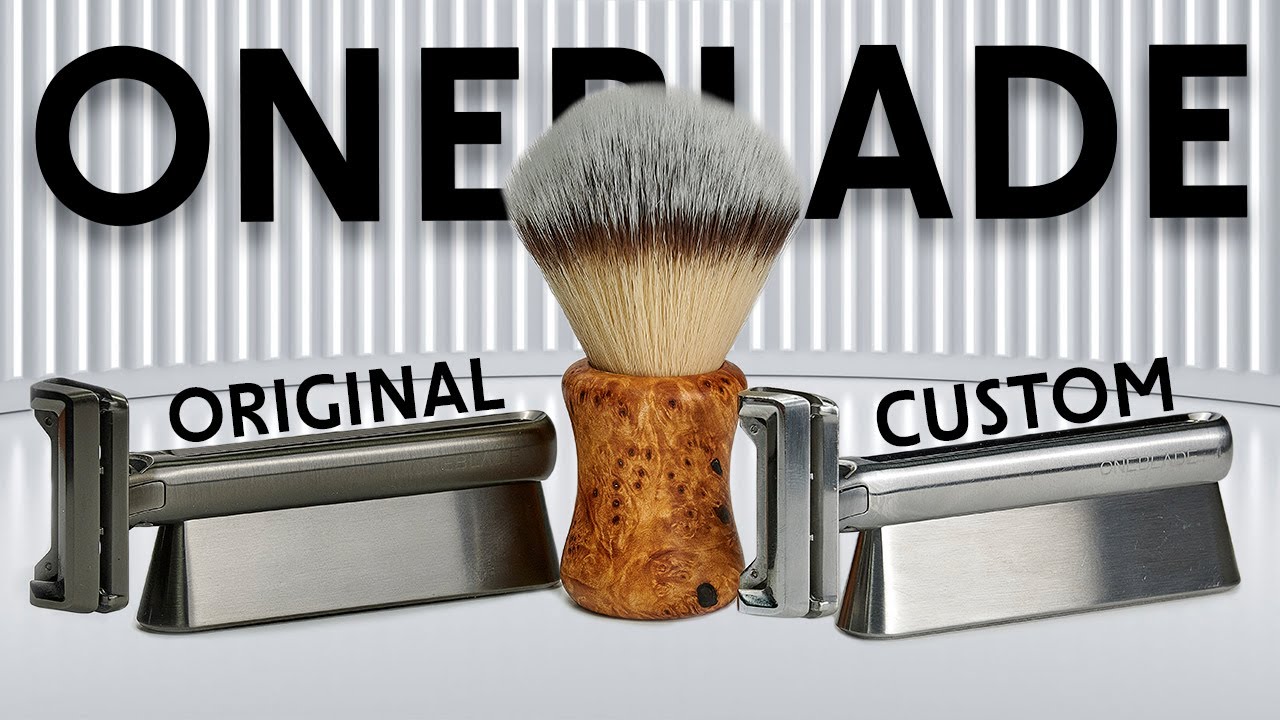OneBlade Safety Razor - Оригинал и Кастом от Русского Мастера. HLS Белая Синтетика | HomeLike
