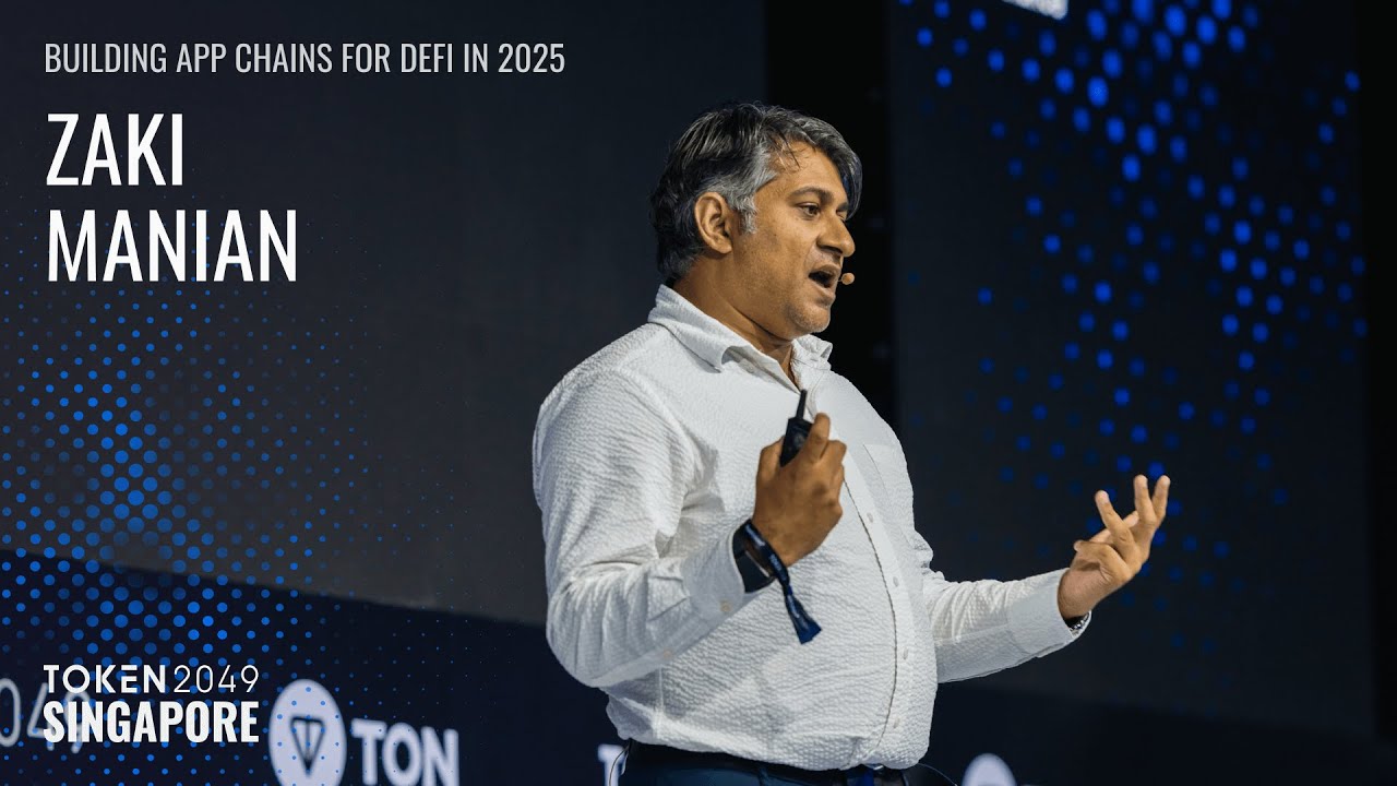 Zaki Manian - Building App Chains for DeFi in 2025 - TOKEN2049 Singapore 2025