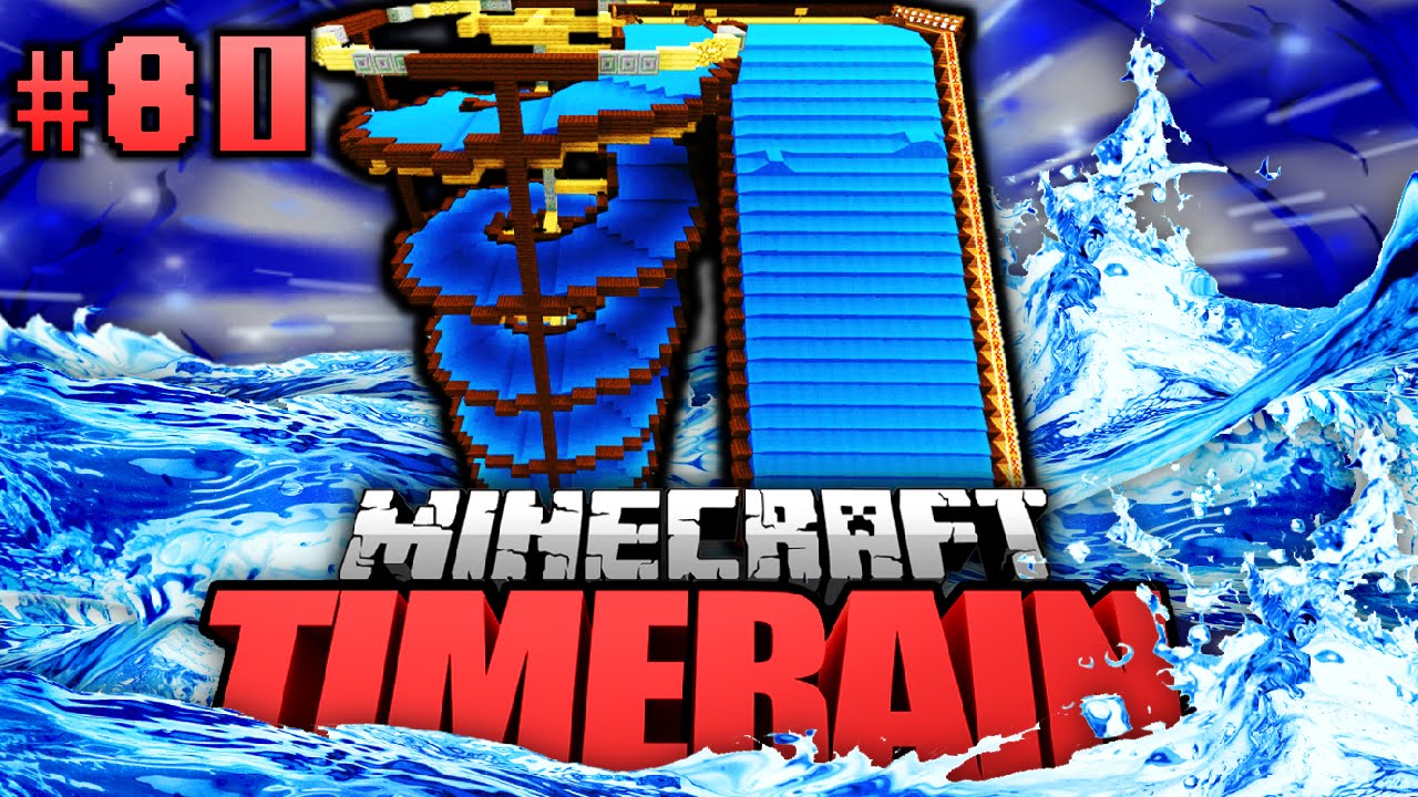 Die WASSERRUTSCHE 4000!! - Minecraft Timerain #080 [Deutsch/HD]