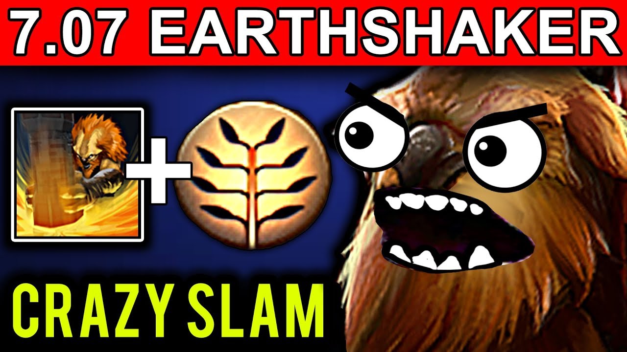 CRAZY EARTHSHAKER - DOTA 2 PATCH 7.07 NEW META PRO GAMEPLAY