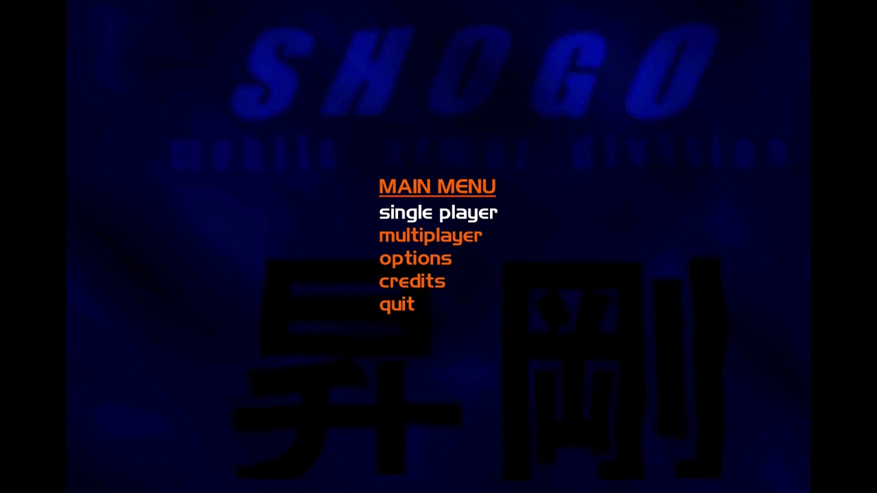 SHOGO 昇剛 mobile armor division Menu Music #2