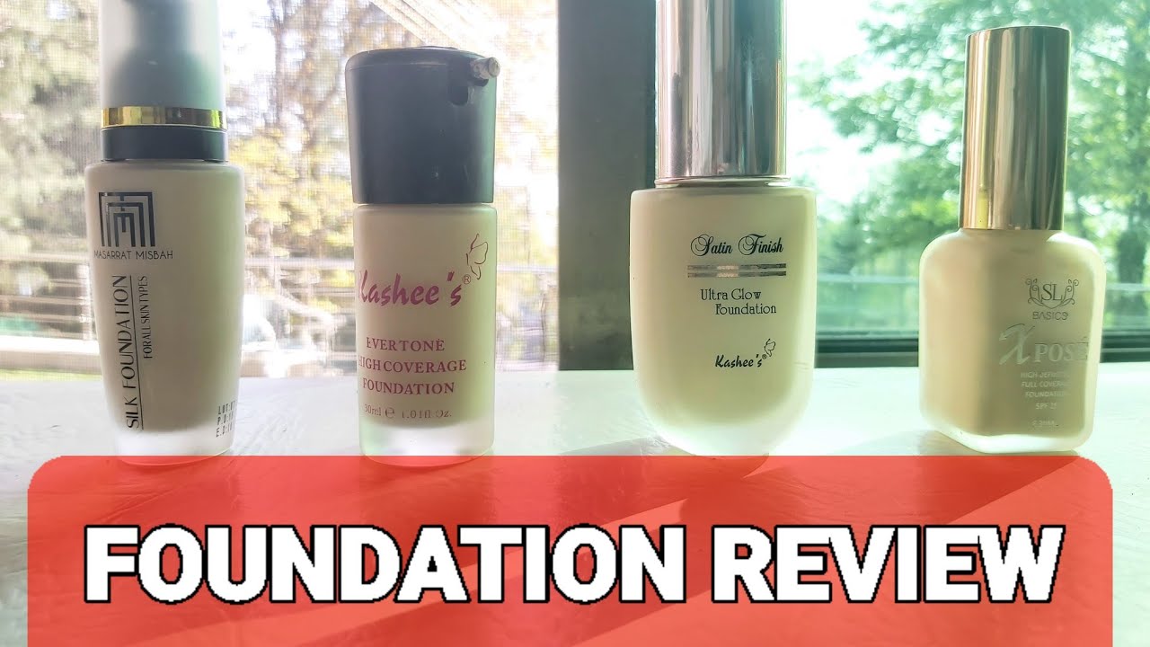 HONEST REVIEW OF Kashees VS SL Basics VS MM Silk Foundation 🤔🤔