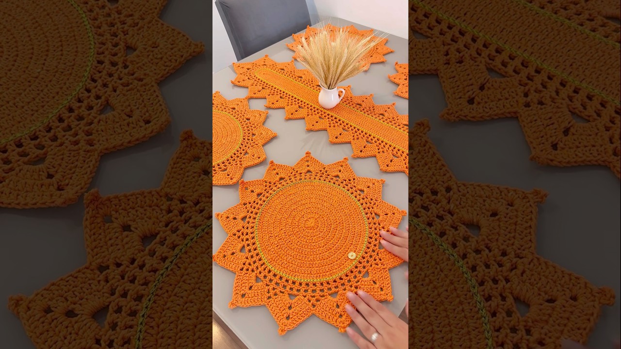 Clica no texto acima ⬆️ ￼Sousplat de crochê passo a passo americano de crochê tutorial