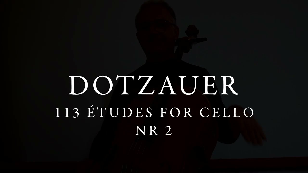 Dotzauer - 113 etudes for cello N.2 Aurelio Bertucci