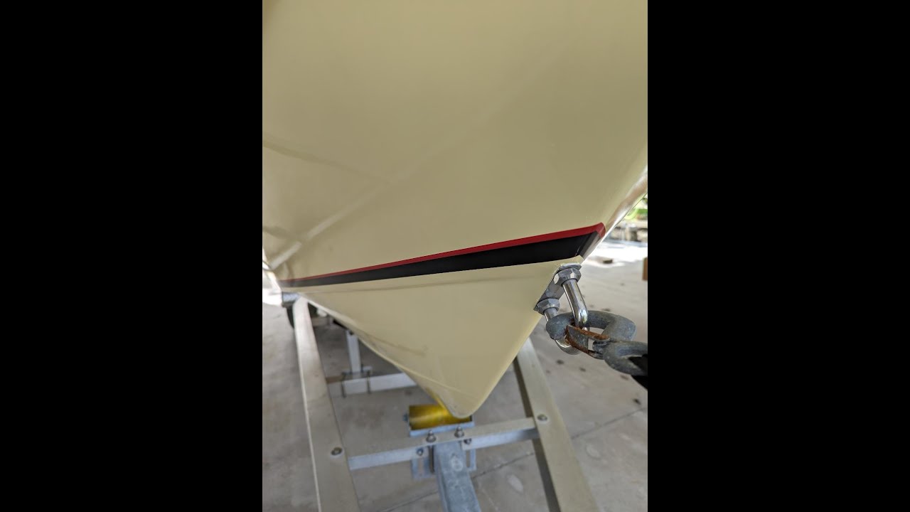 Boot Stripe Application. It's The Only Way I Know #boating #boatlife #boatrestoration