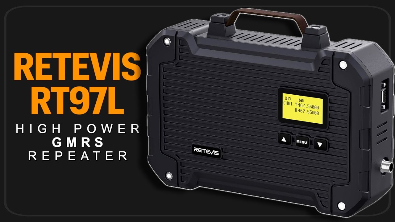 Retevis RT97L GMRS Repeater - Review of The Retevis 25 Watt GMRS Repeater, The RT97-L GMRS Repeater