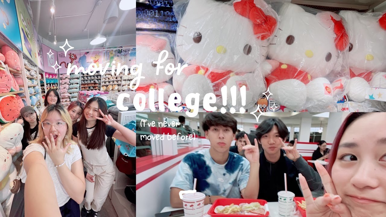 HAHAHA I DID IT YAY 1st VLOG!! move in to uci + week zero things & roomie ramen night