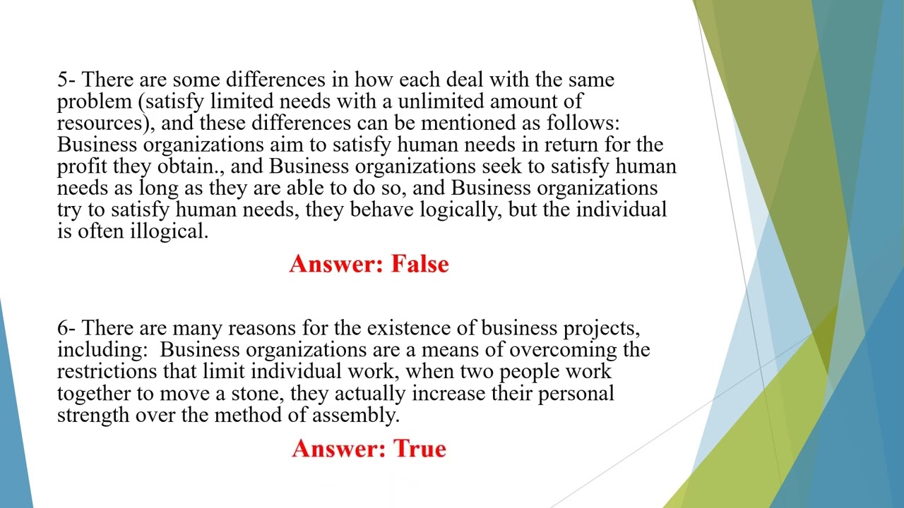 Section 6 on line Ch 2 Enterpeunership