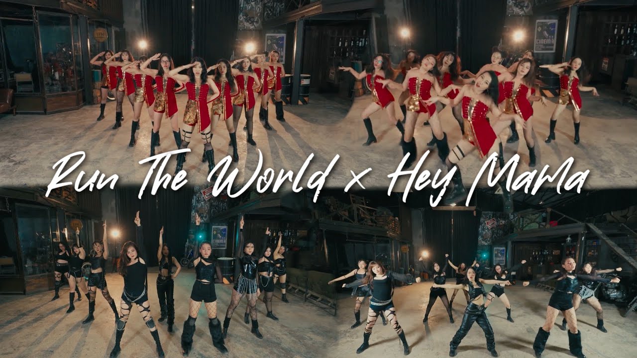 M4 Project #2: Mashup Run The World + Hey Mama Remix | Myn Dieu Linh Choreography