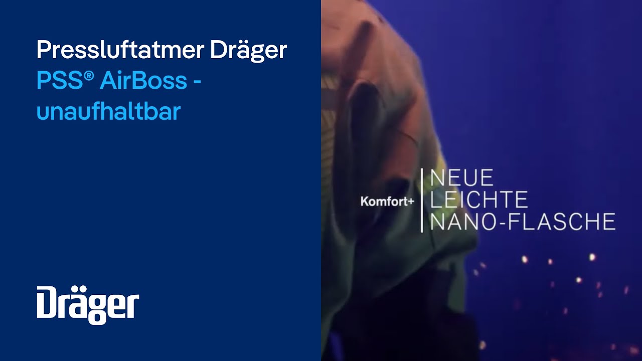Pressluftatmer Dräger PSS® AirBoss – unaufhaltbar