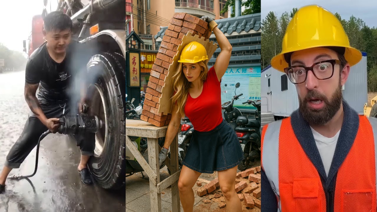 Smart Workers vs Hilarious Fails - Expert-Recommended Tricks #adamrose #construction #004