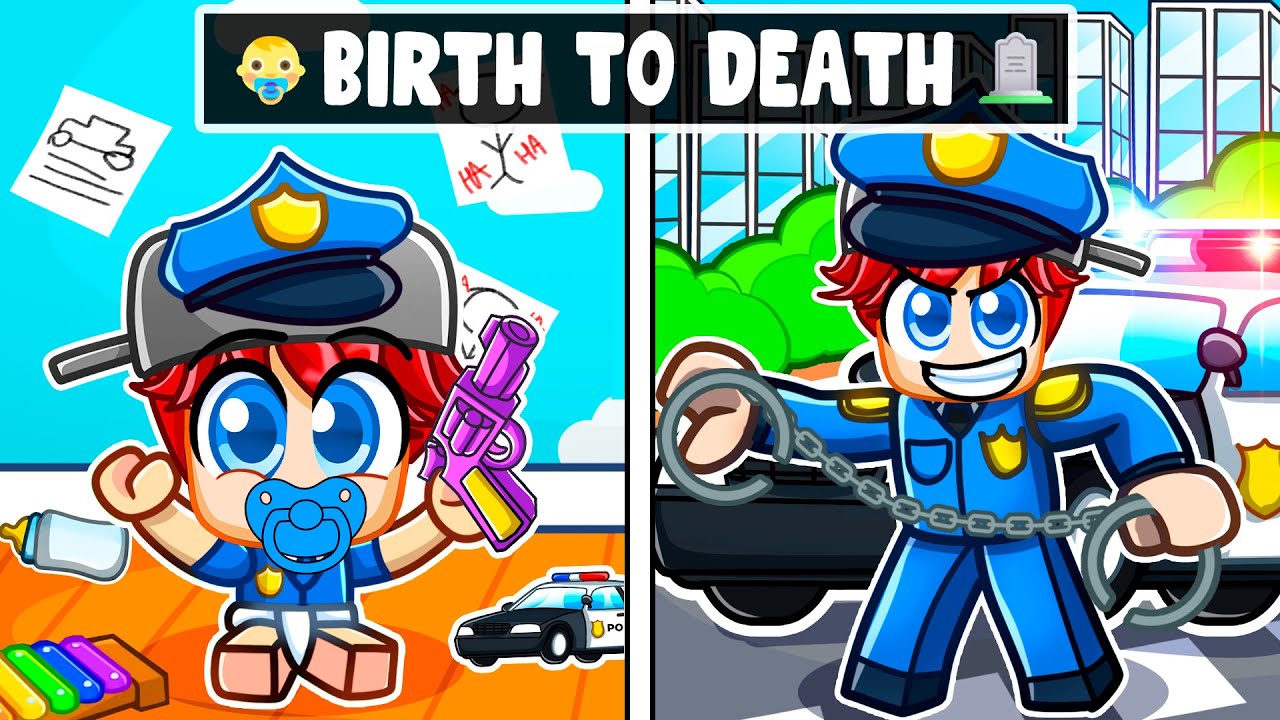 Birth To DEATH Of A POLICE OFFICER In Roblox SNAPCHAT!
