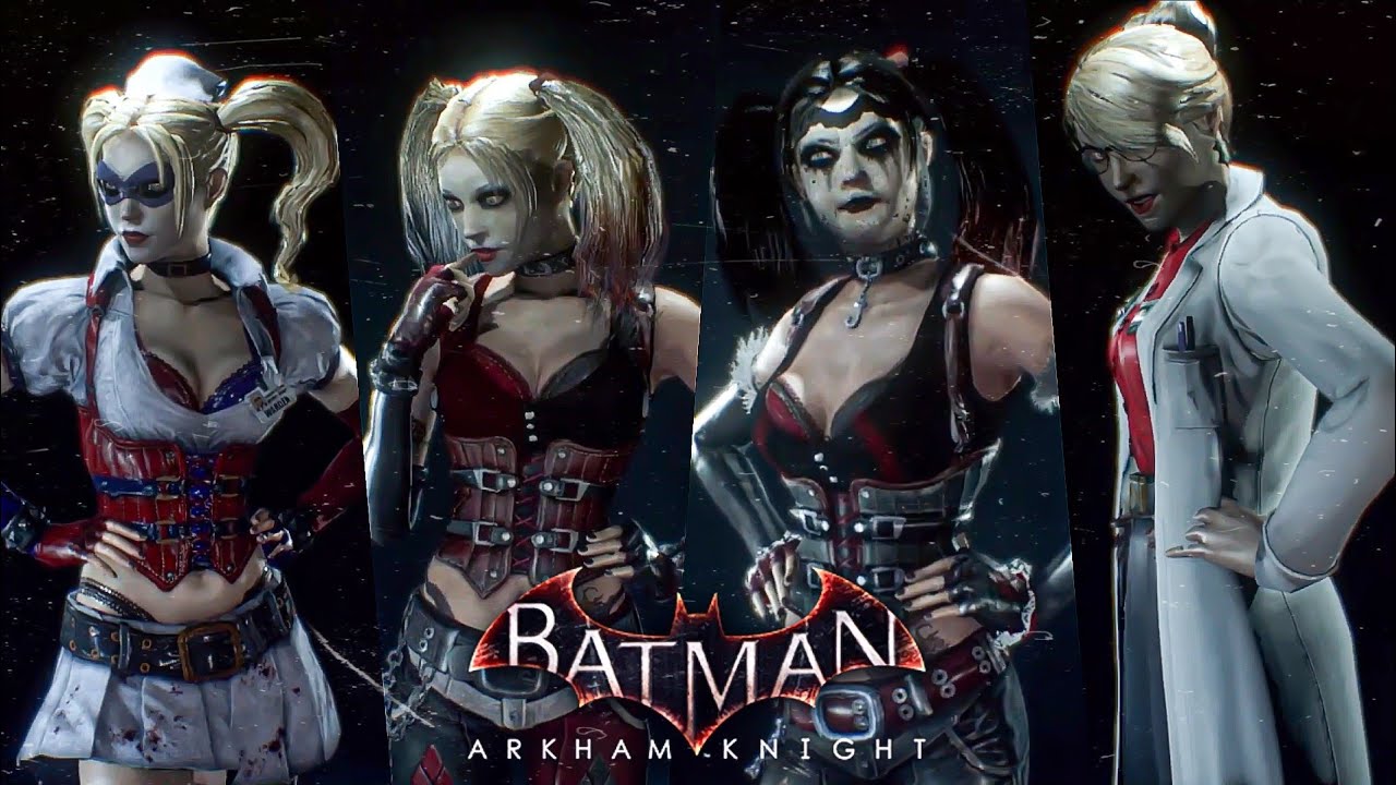 Batman: Arkham Knight - Arkham Harley Quinn Skins Mod | Showcase + Free Roam