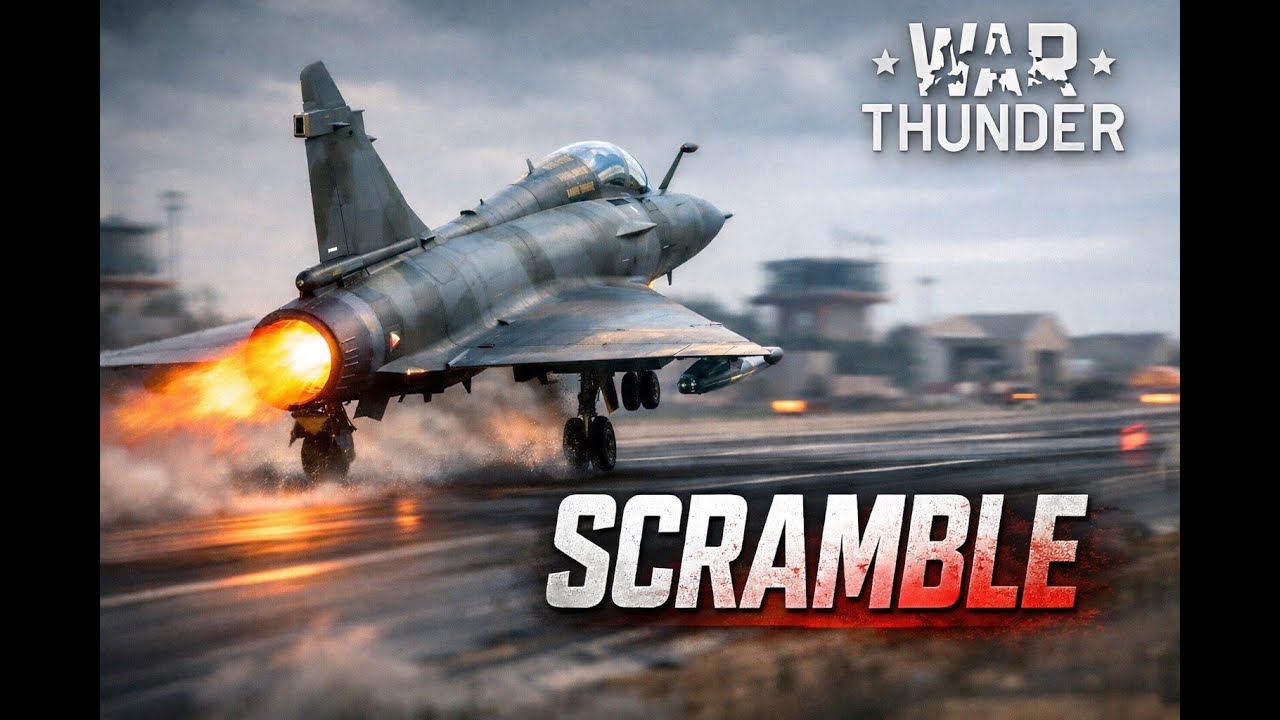 War Thunder Mirage Jet Intercept Cinematic