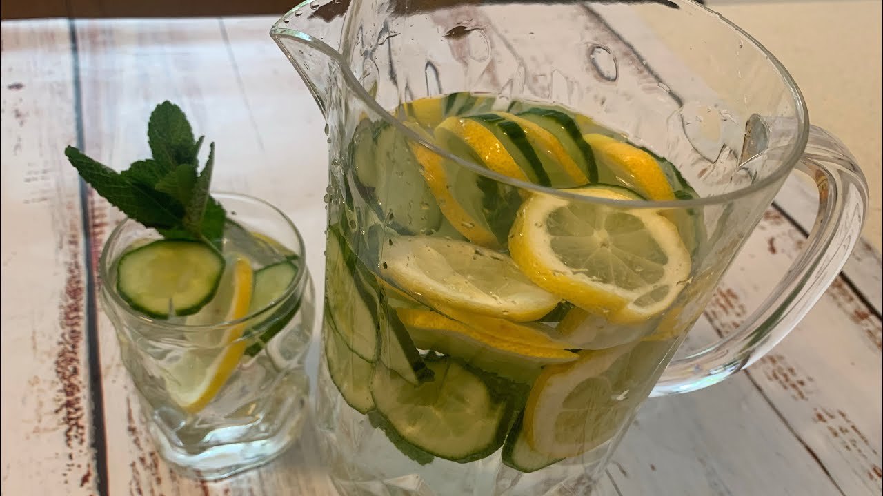 Refreshing Drink/Cucumber and Lemon Recipe!Pije Freskuese dhe eSh&euml;ndetshme meTranguj dhe limon