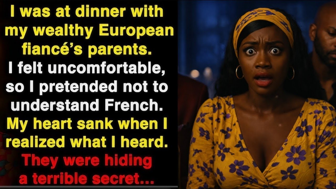 At dinner I pretended not to know French… what I heard changed everything