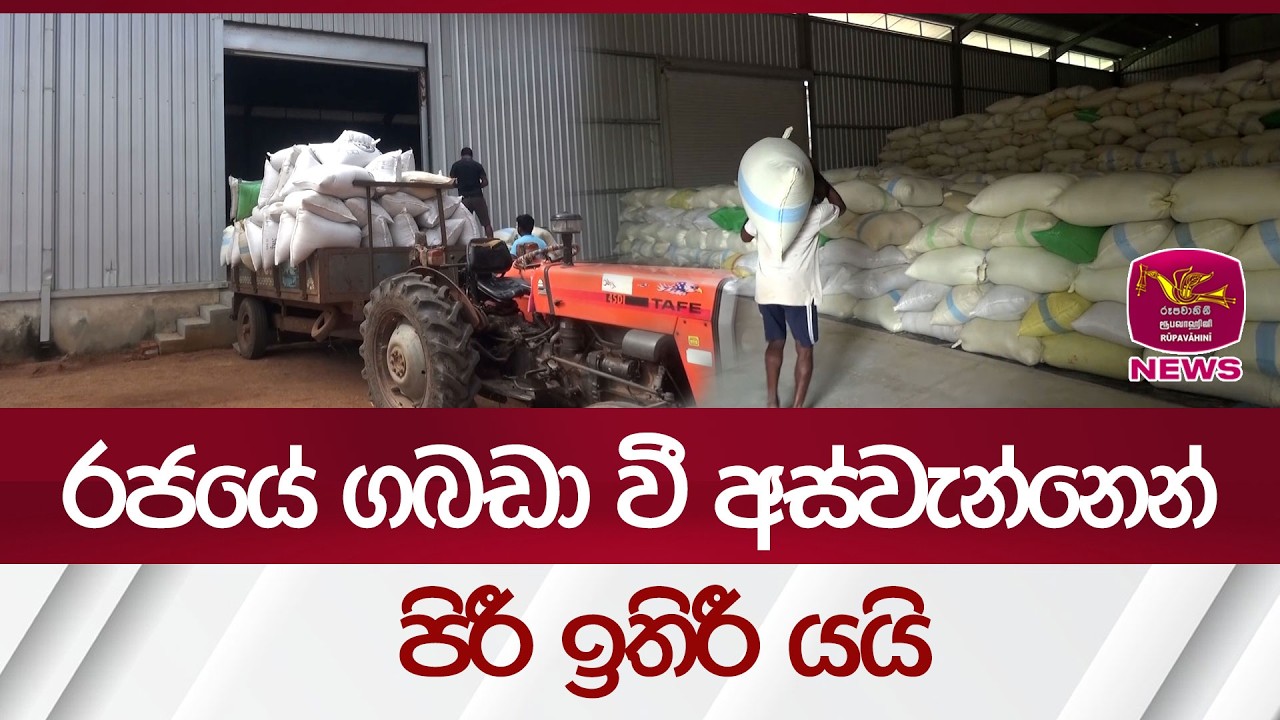 රජ‌යේ ගබඩා වී අස්වැන්නෙන් පිරී ඉතිරී යයි | Rupavahini News