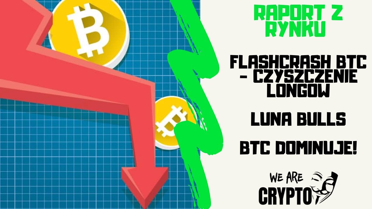 Raport z rynku - Czyszczenie longow na BTC; Luna Bulls, BTC dominuje