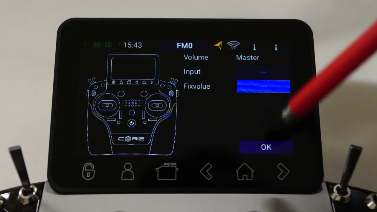 PowerBox Core Tx - Settings Menu