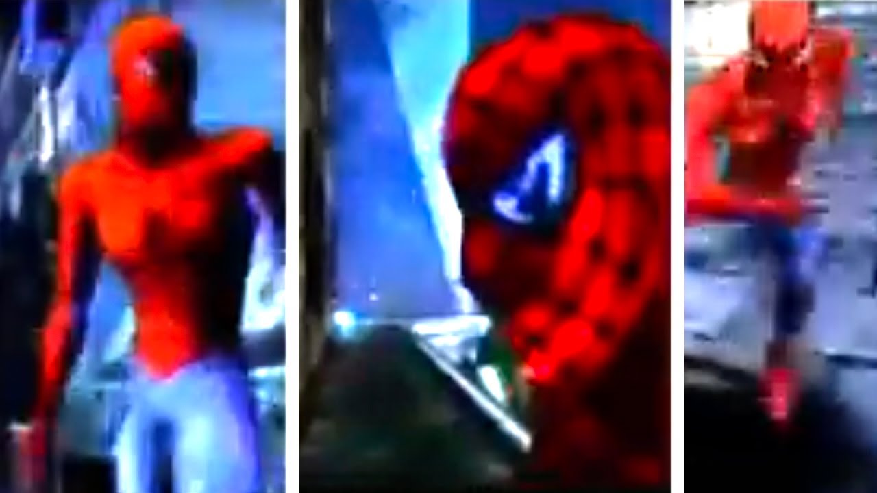 Ранние кадры игрового процесса Spider-Man: The Movie Game (2001)