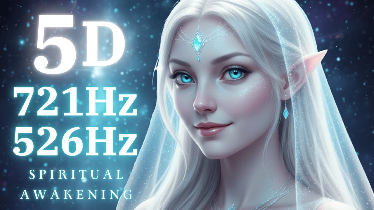 5D Awakening | 721Hz 526Hz Healing Frequency | Ethereal Vocal Ambience for Soul Connection 💜