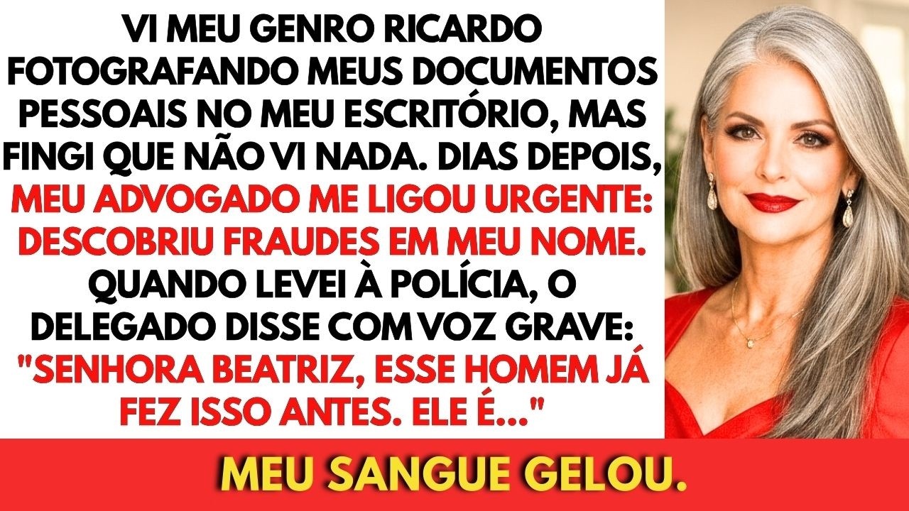 Vi Meu Genro Fotografando Meus Documentos E Fingi Não Ver. Ao Investigar, Descobri A Verdade...