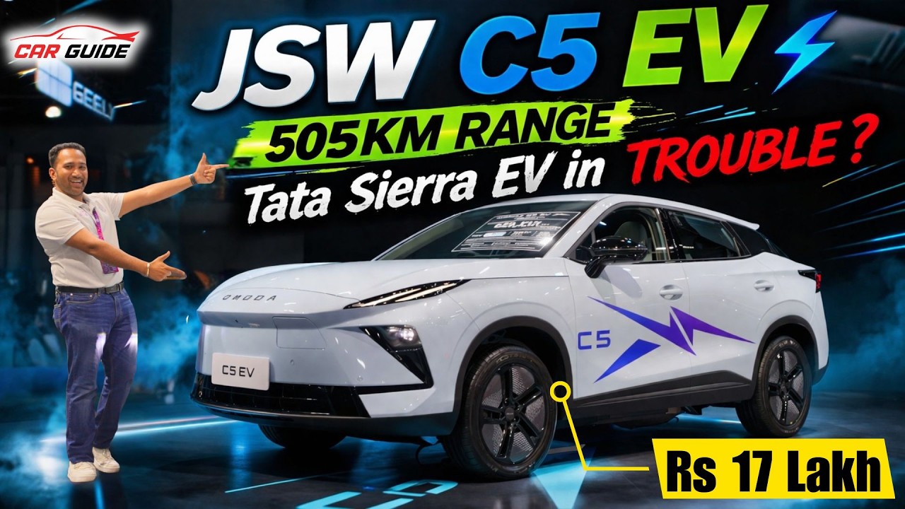 JSW C5 Electric SUV to rival Tata Sierra EV - Creta EV - e Vitara ⚡️Electric SUV 2027 by JSW Motor 🔥