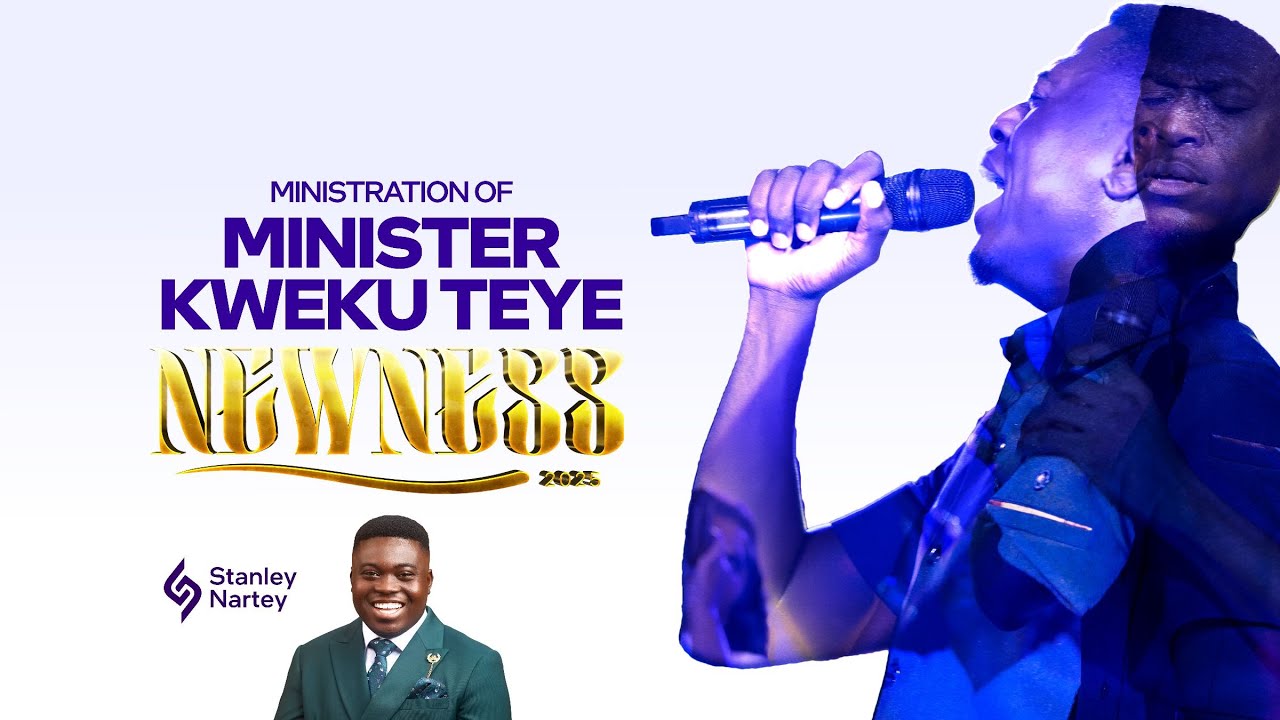 Kweku Teye's Spirit-filled ministration at Newness 2025 hosted by Stanley Nartey 