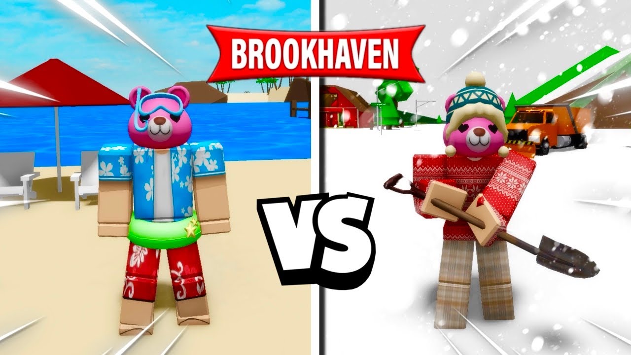 VERANO vs INVIERNO EN BROOKHAVEN!