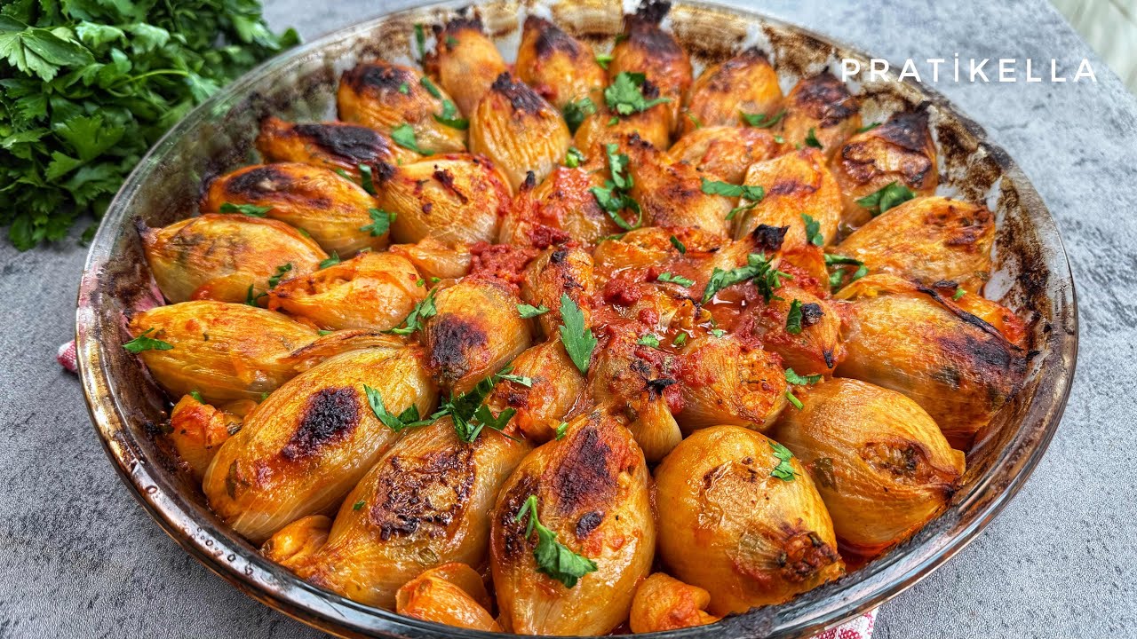 BÖYLE SOĞAN DOLMASI YEMEDİNİZ❗️BİR KERE DENEYENİN VAZGEÇEMEDİĞİ EN LEZZETLİ SOĞAN DOLMASI TARİFİ😋 