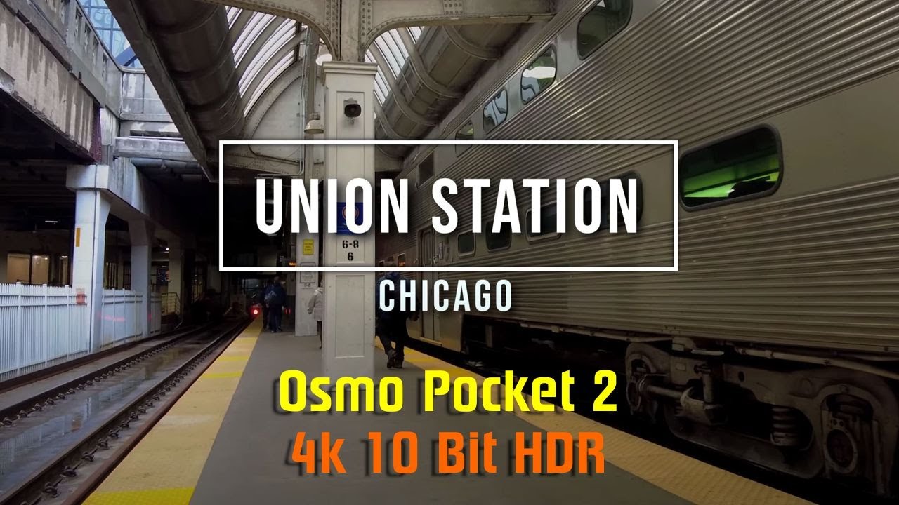 Union Station - Chicago in 4K HDR 10 Bit [DJI Osmo Pocket 2]