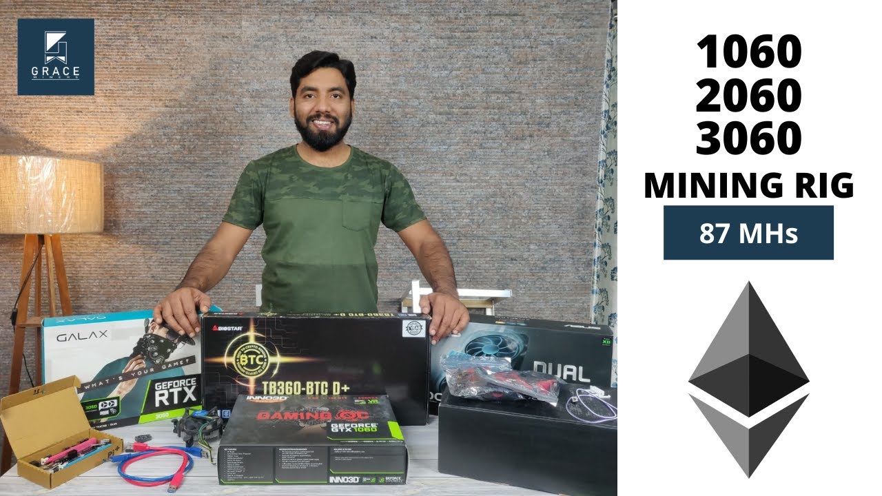 1060, 2060 & 3060 Ethereum Mining Rig Build | Ethereum Mining Rig Build in Hyderabad | Grace Miners