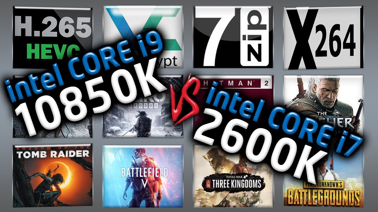 Intel i9 10850K vs i7 2600K Benchmarks &ndash; 15 Tests 🔥